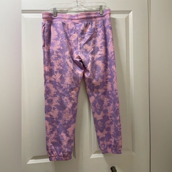 The Hype House Merch Women’s Medium Jogger Sweatpants Tie Dye Purple Pink - Picture 5 of 5